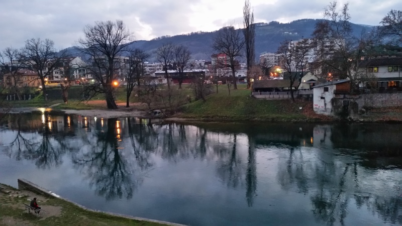 Silvestrovanje v Banja Luki - reka Vrbas