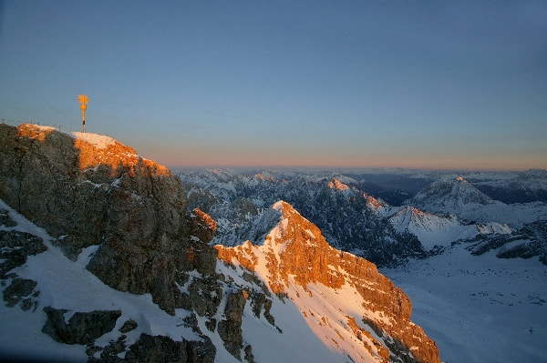 Vrh gore Zugspitze