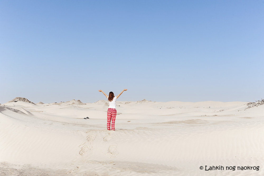 Bela puščava Sugar Dunes- Oman